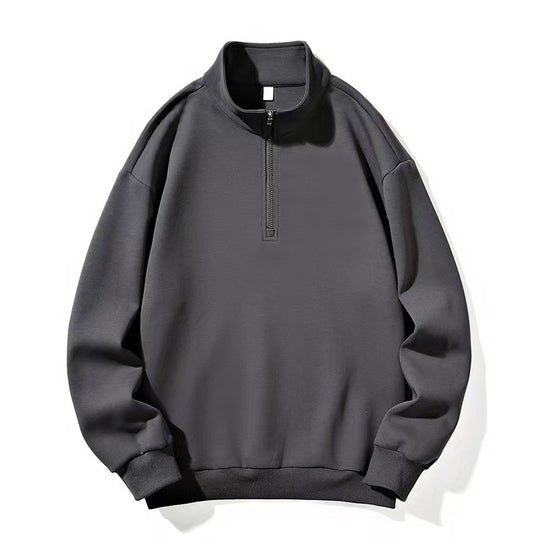 Unisex nan Halbzip-Sweatshirt mit Stehkragen und oversized Schnitt Shop Nory