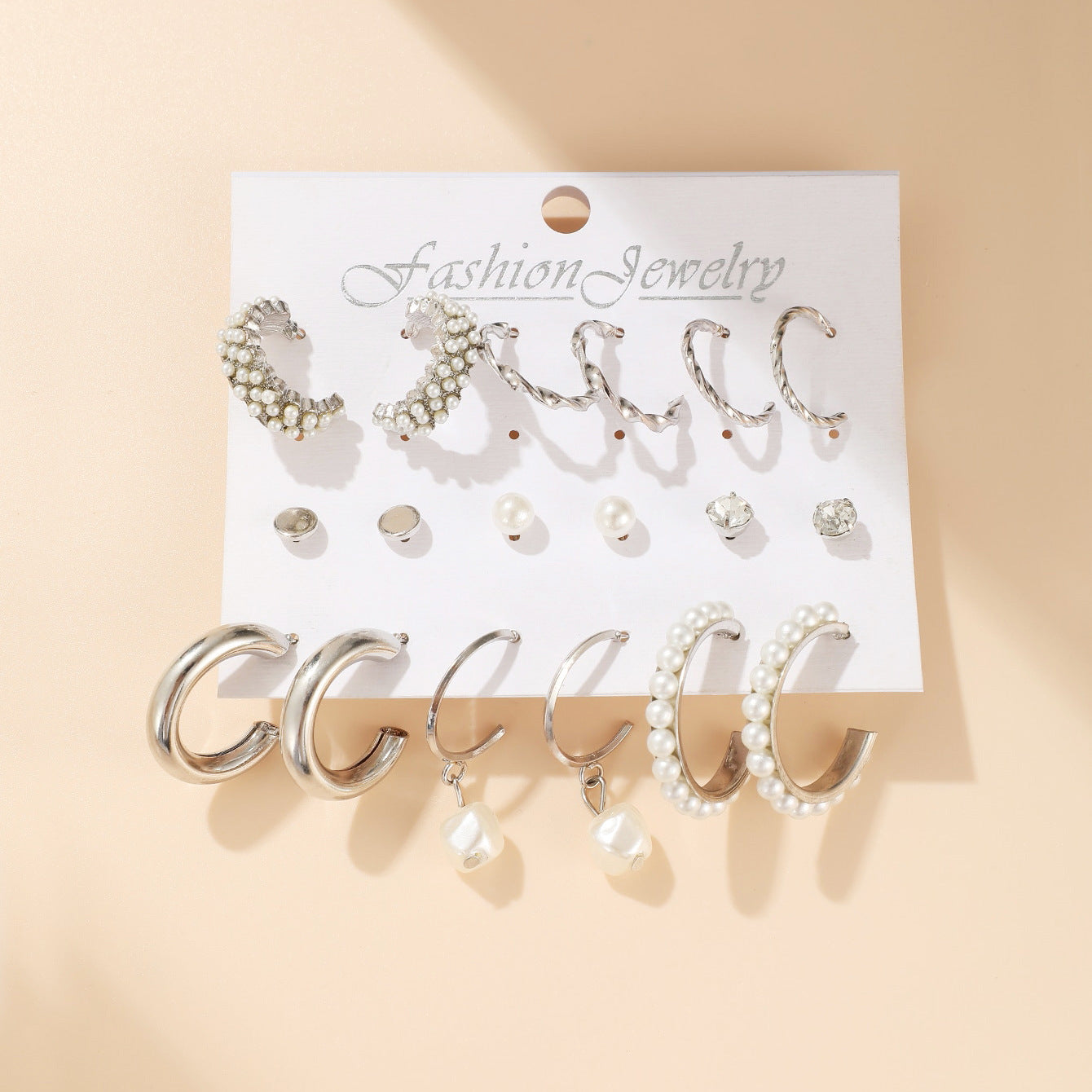 Damen Modeschmuck Creolen Set Shop Nory