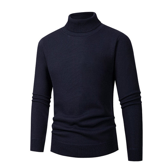 Herren eleganter Rollkragenpullover aus hochwertigem Material