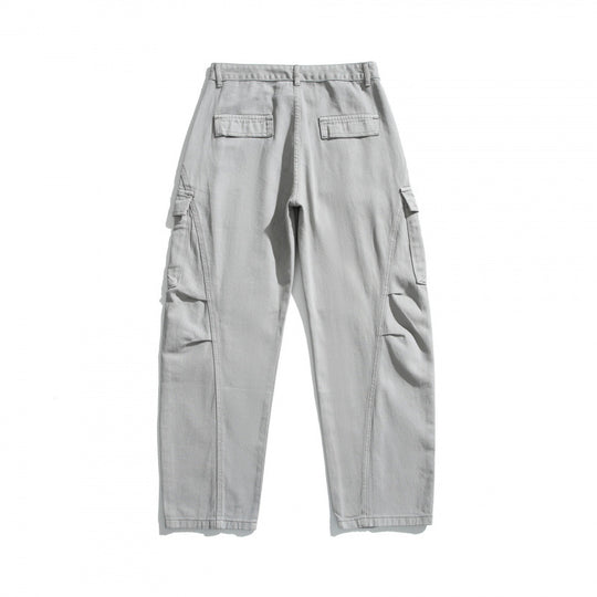 Herren Cargo-Hose im Utility-Stil mit Klappentaschen und geradem Bein Shop Nory