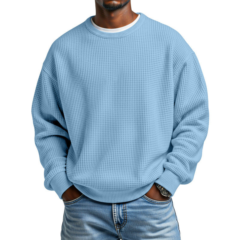Herren Bequemer Sweatpullover mit Waffelstruktur Shop Nory