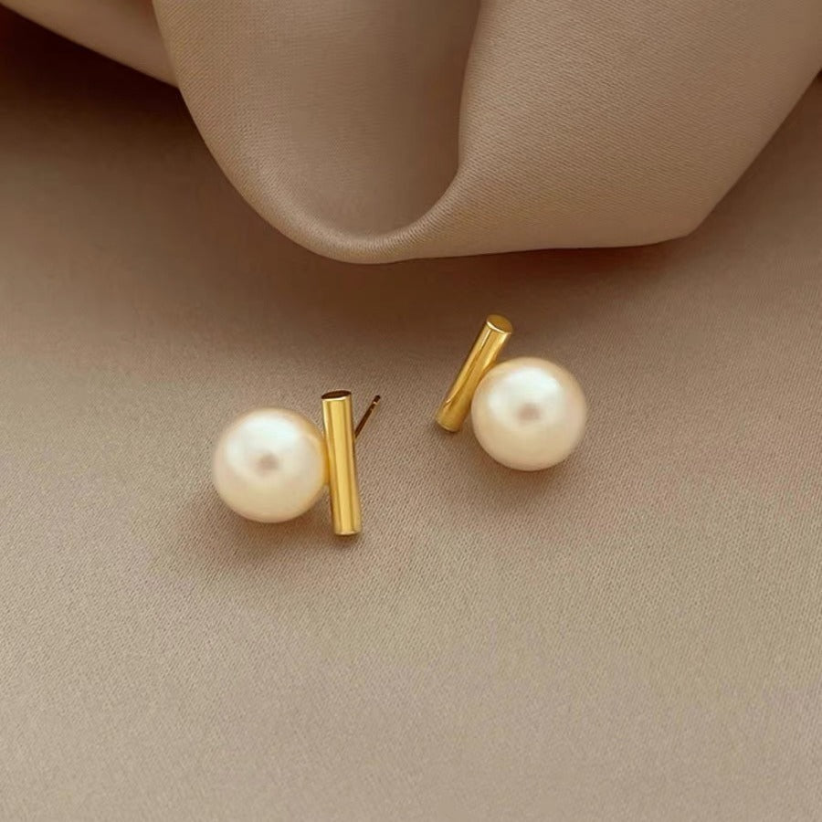 Damen zeitgenössische Perlen Tropfen Ohrringe Shop Nory