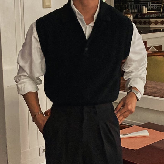 Herren Eleganter Grobstrickpullover mit Zopfmuster Shop Nory