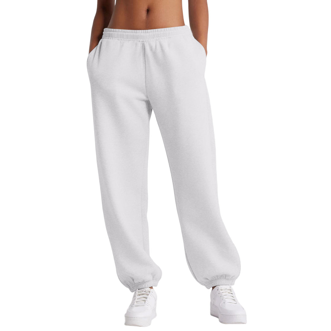 Damen nan schmale High‑Waist Sweat-Jogginghose mit hohem Komfortbund, verstellbarem Kordelzug und elastischen Knöchelbündchen Shop Nory