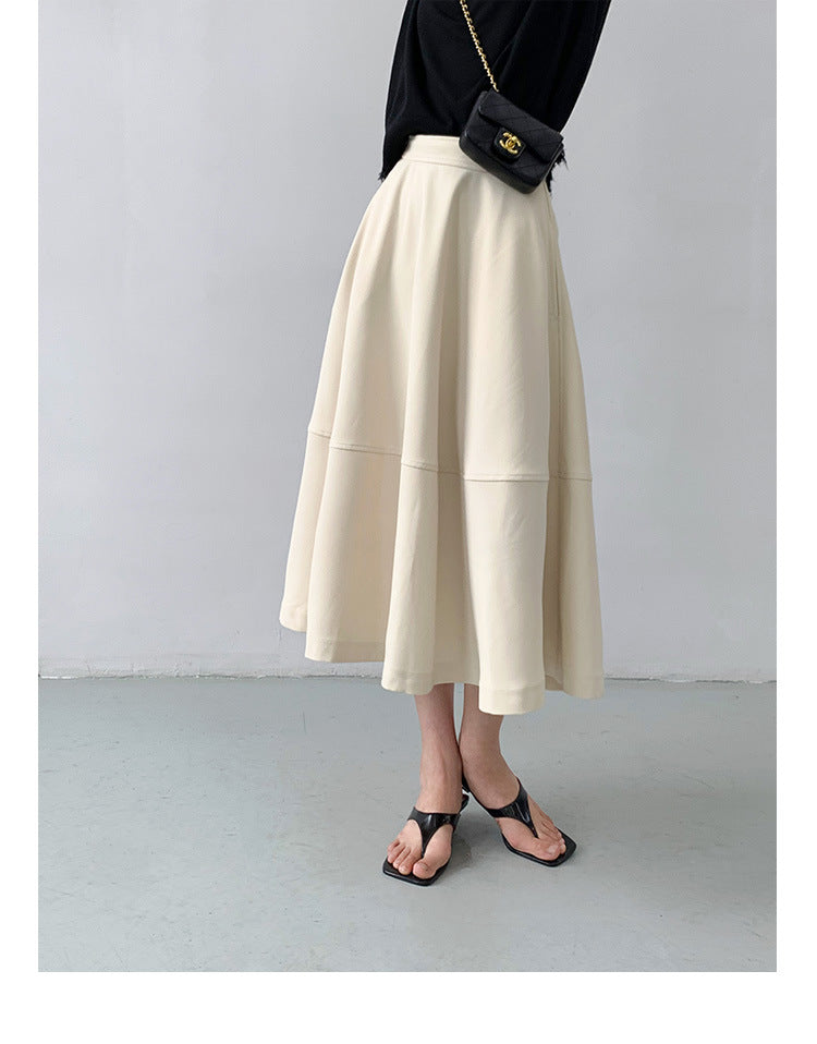 Damen Eleganter Midirock aus luftiger Baumwolle Shop Nory