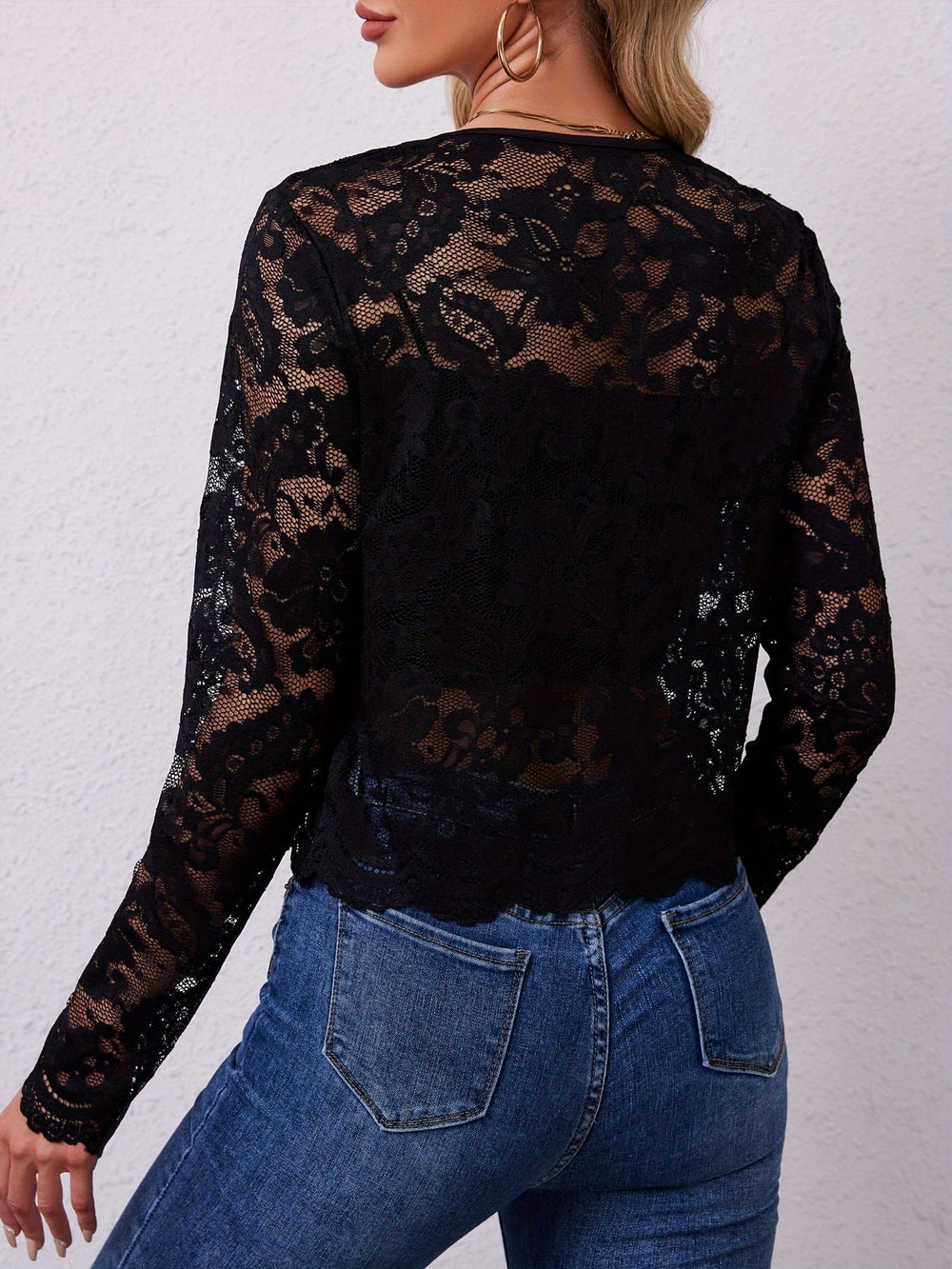 Damen Spitzenjacke