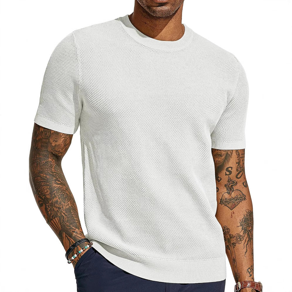 Herren atmungsaktives Netz-T-Shirt
