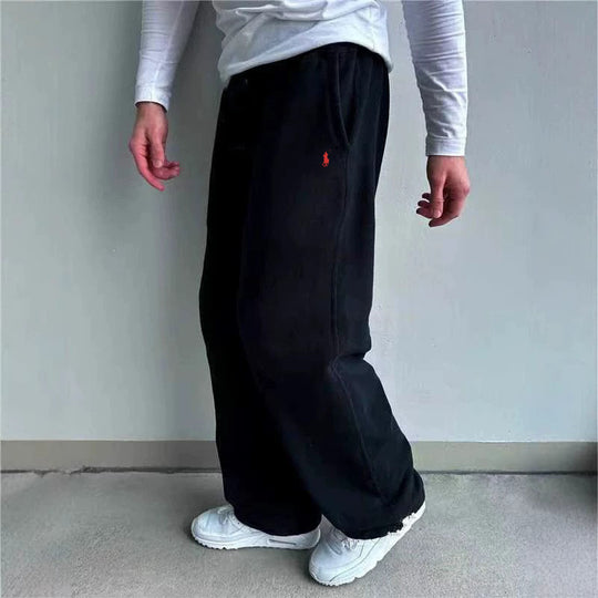 Herren Weite Baggy-Sweathose mit elastischem Bund und Sticklogo Shop Nory