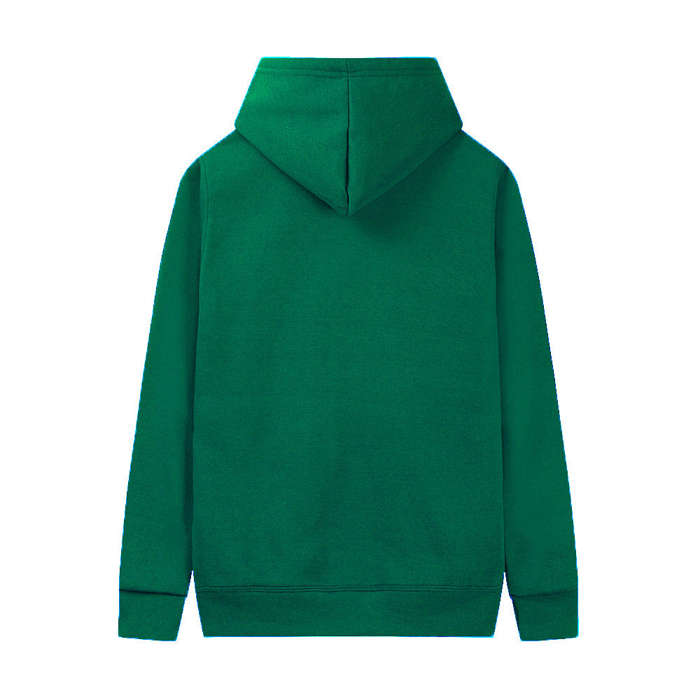 Unisex minimalistischer Kapuzenpullover ohne Reißverschluss mit innen angerautem French-Terry und integrierter Kängurutasche Shop Nory