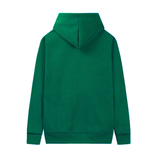 Unisex minimalistischer Kapuzenpullover ohne Reißverschluss mit innen angerautem French-Terry und integrierter Kängurutasche Shop Nory