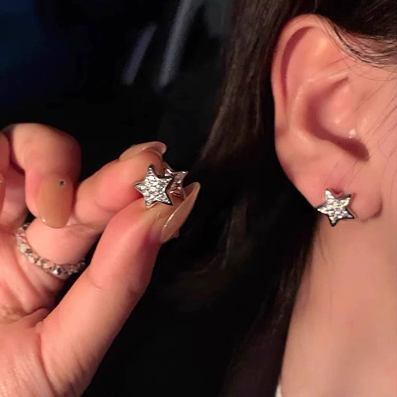 Damen Ohrringe mit funkelndem Sternendesign Shop Nory