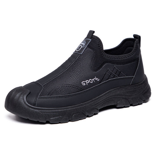 Herren nan robuster Slip-On Arbeitssneaker mit verstärkter Zehenkappe, rutschfester Profilsohle und elastischem Einstieg Shop Nory