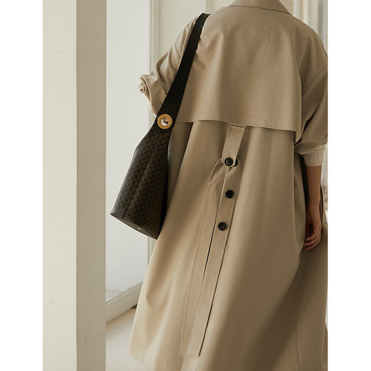 Damen Elegante und bequeme Trenchcoat Shop Nory