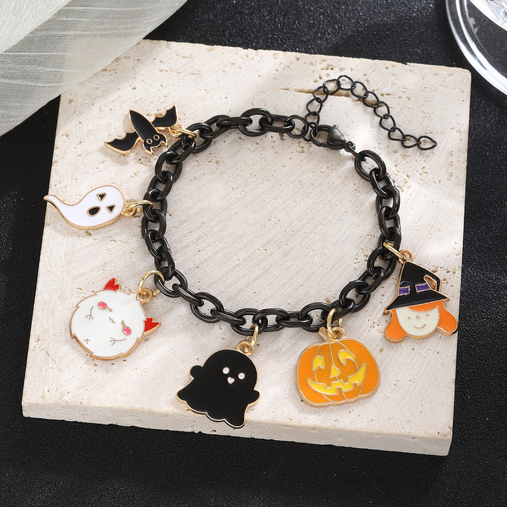 Damen Halloween Charm-Armband Shop Nory