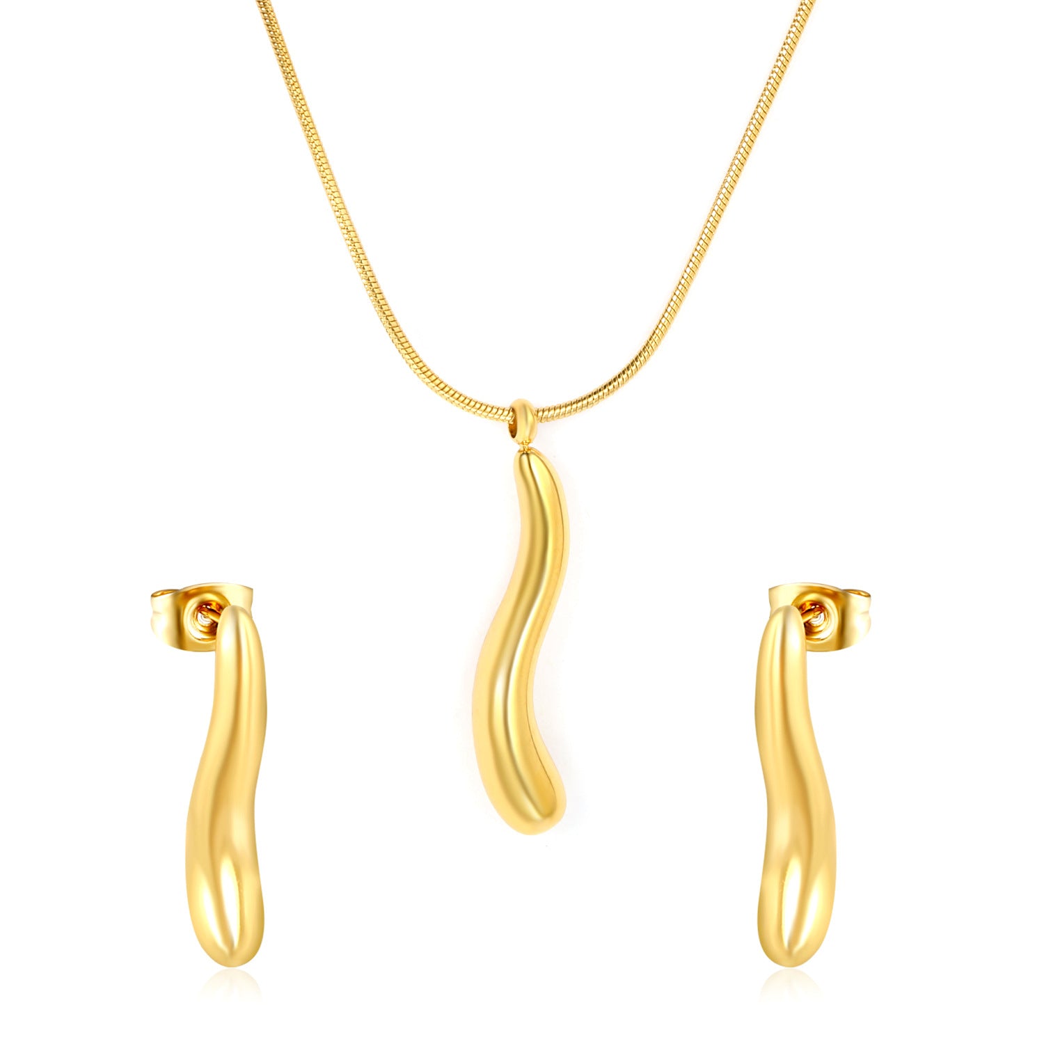 Damen Schmuckset mit elegantem Hänger und Ohrringen Shop Nory