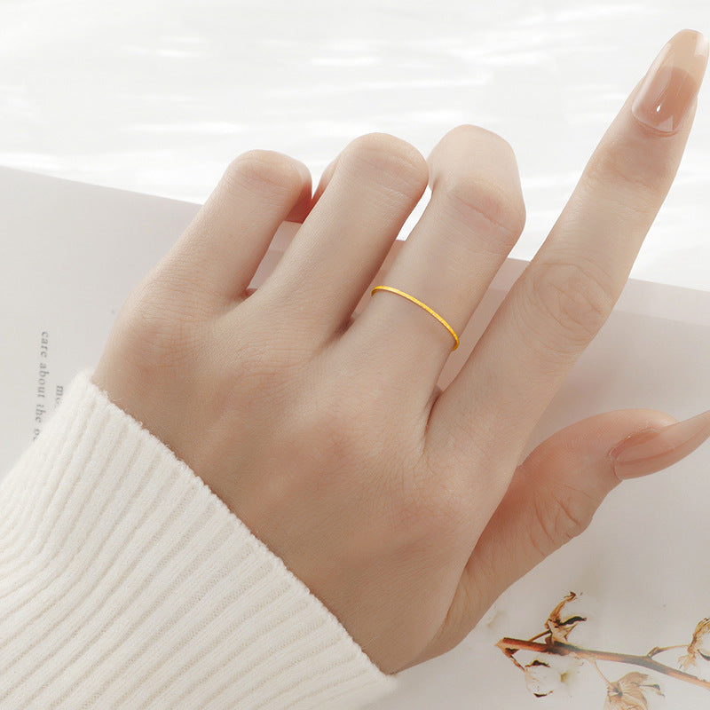 Damen zarter Armreif mit strukturiertem Design Shop Nory