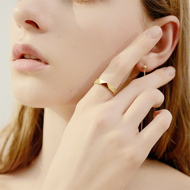 Damen geometrischer Ring Shop Nory