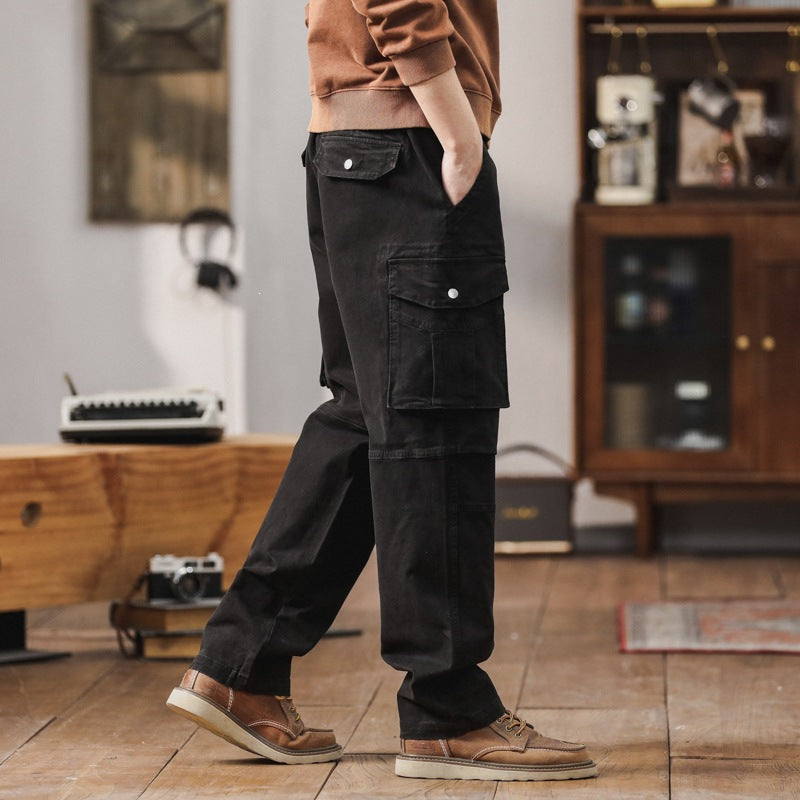 Herren Robuste Relaxed-Fit Cargohose mit verstärkten Knien und Mehrfach-Taschen Shop Nory