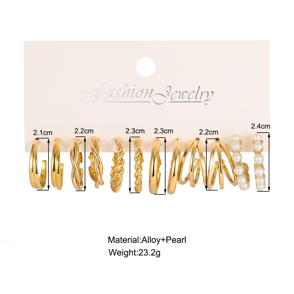 Damen Ohrringe Set mit modernen und eleganten Designs Shop Nory