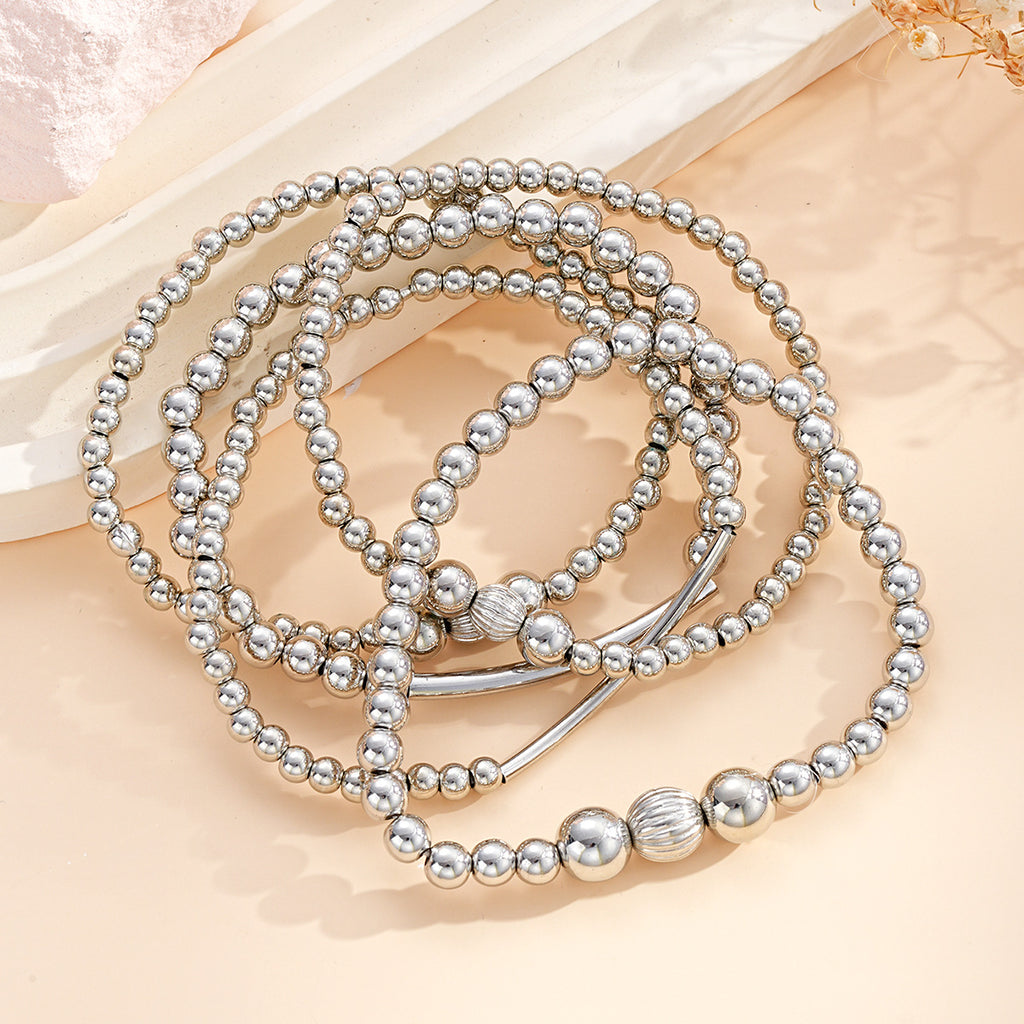 Damen Armband-Set mit eleganten metallischen Details Shop Nory
