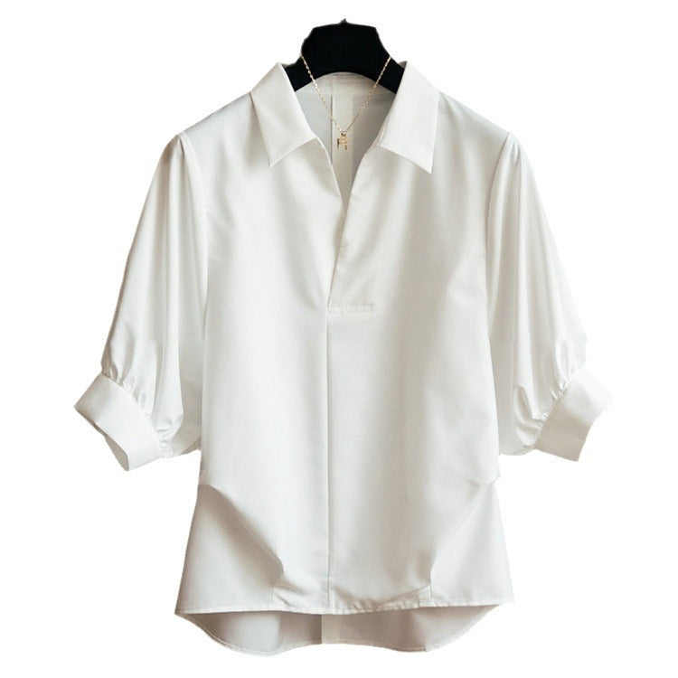 Damen Elegante Bluse mit Übergrößen und weiten Ärmeln Shop Nory