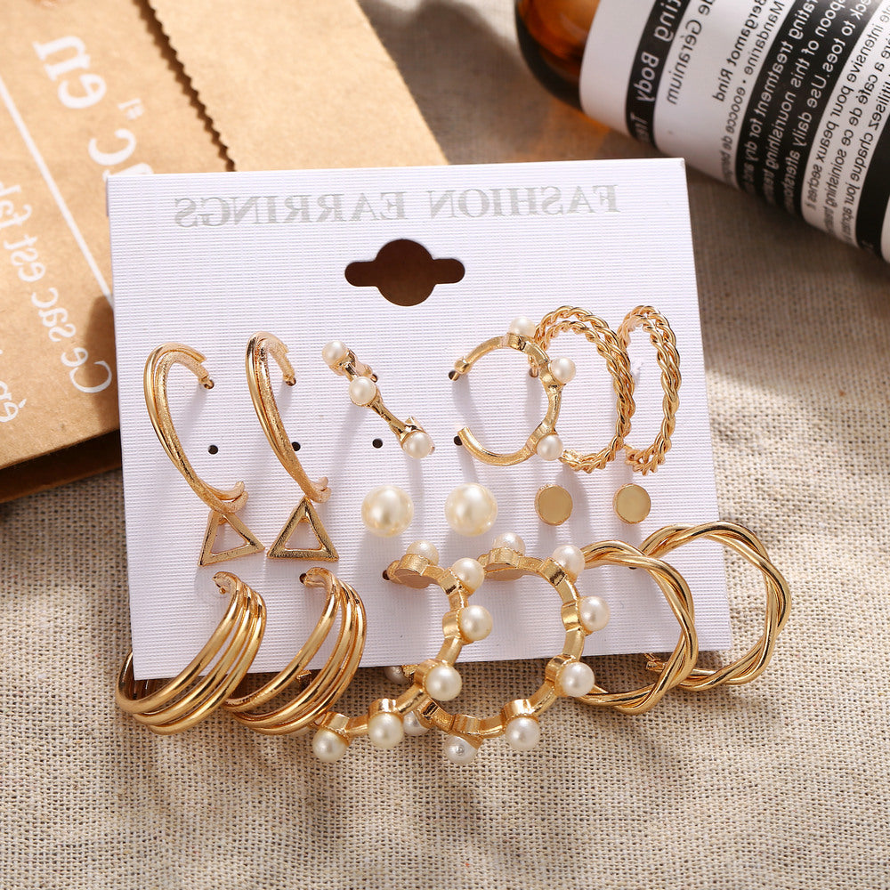 Damen Ohrringe Set mit vielfältigen Designs und modernen Akzenten Shop Nory