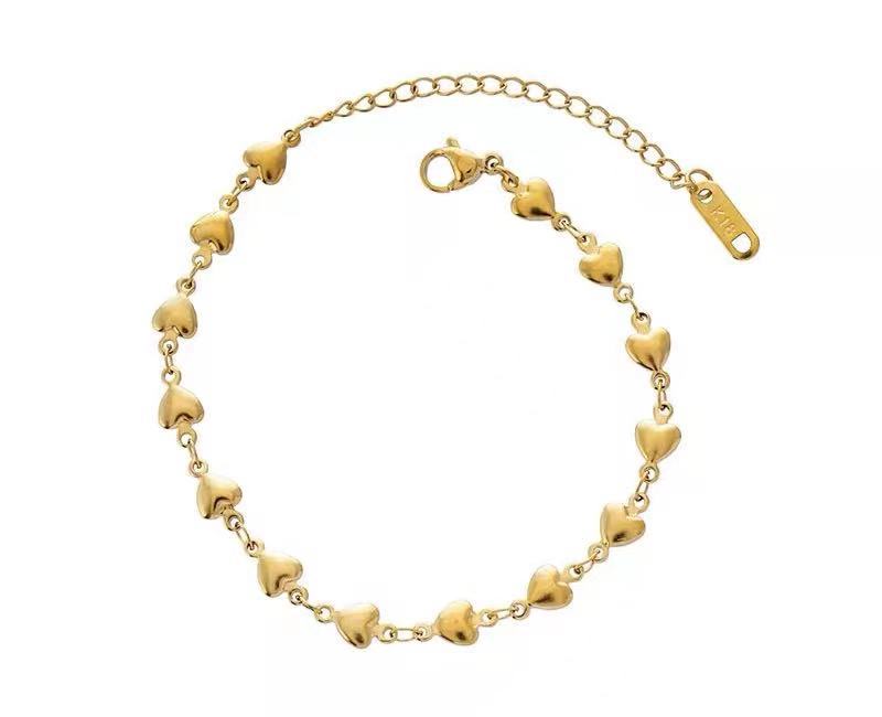 Damen Herzförmiger Charme Fußkette Shop Nory