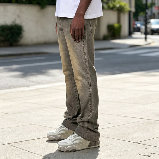 Herren Klassische Slim Fit Jeans Shop Nory