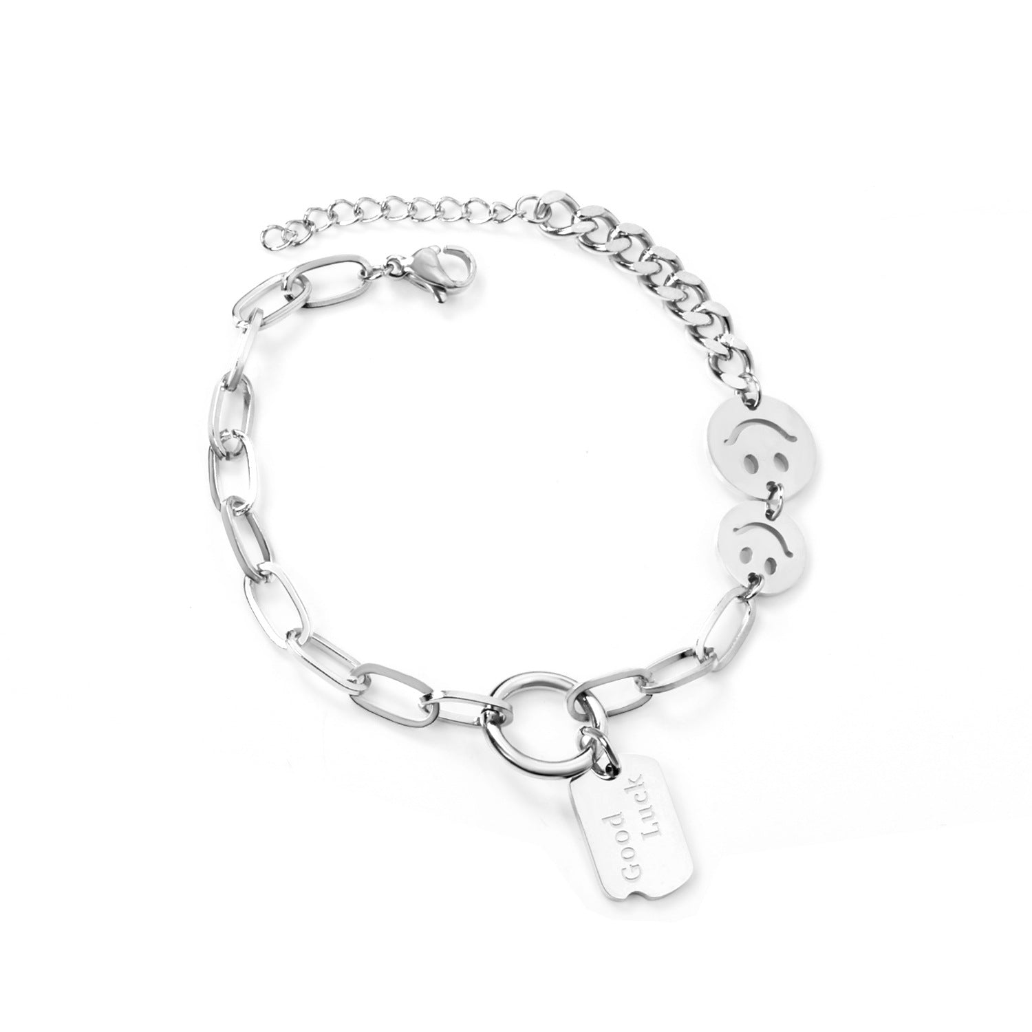 Damen Armband mit doppeltem Gliederdesign und luxuriösem Verschluss Shop Nory