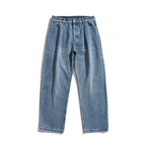 Damen Hochtaillierte Jeans mit Bundfalte, geradem Schnitt und weitem Bein Shop Nory