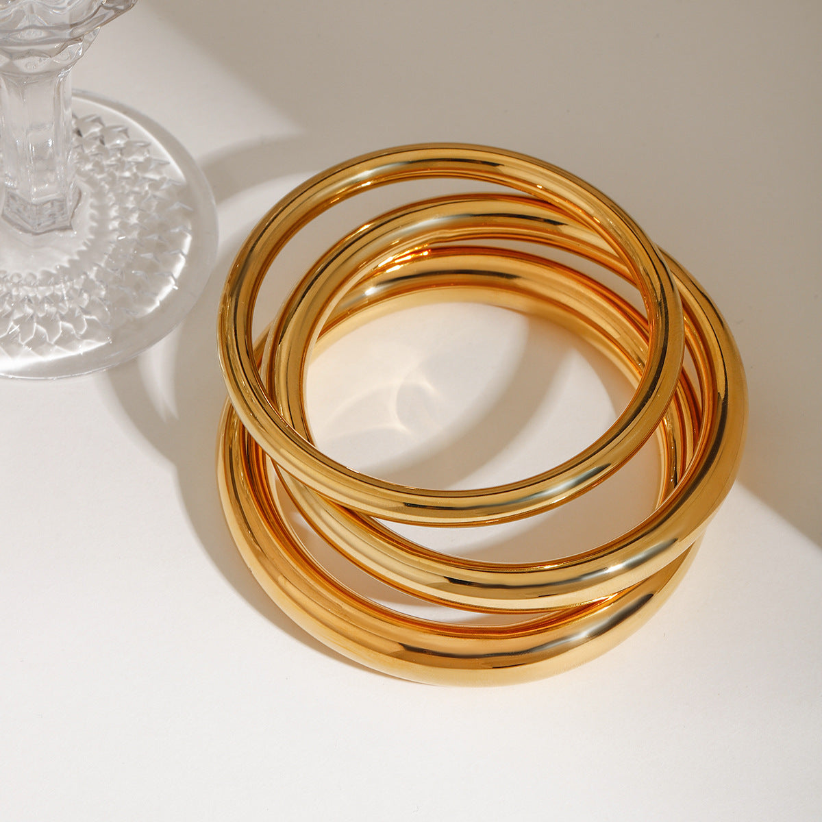 Damen eleganter Edelstahlring mit hypoallergener und wasserdichter Beschichtung Shop Nory