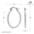 Damen Creolen mit modernem, geflochtenem Design Shop Nory