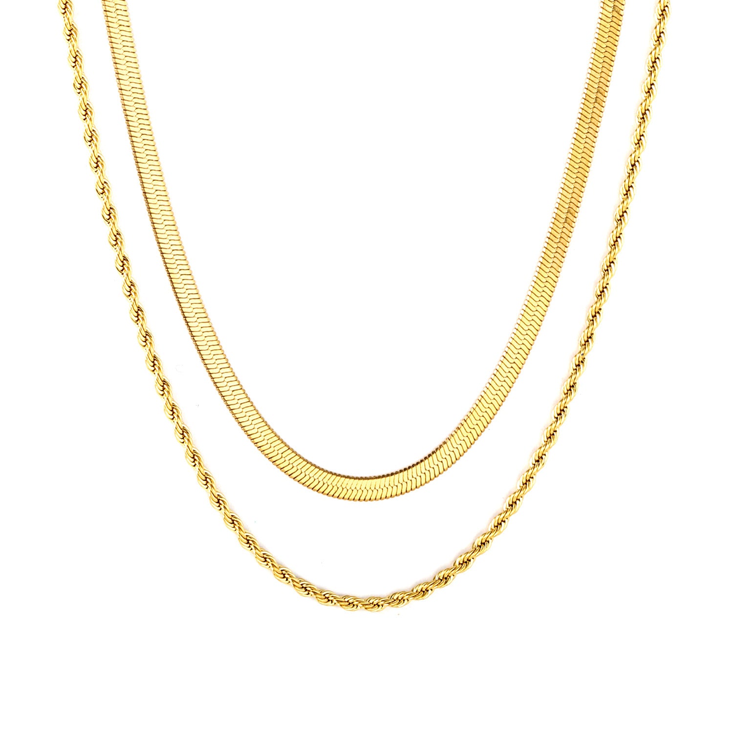 Damen modische Halskette mit luxuriösen ovalen Gliedern und verstellbarem Verschluss Shop Nory