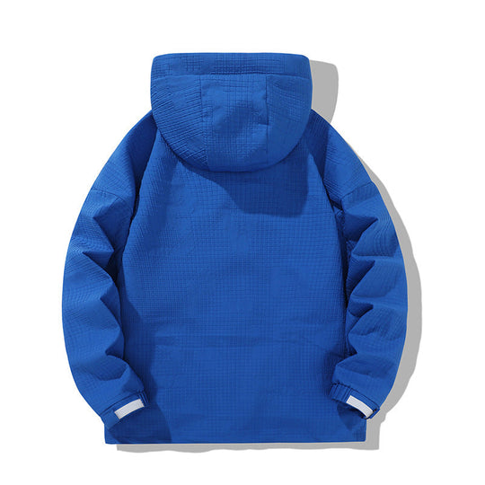 Herren leichte Windjacke mit praktischen Reißverschlusstaschen Shopnory