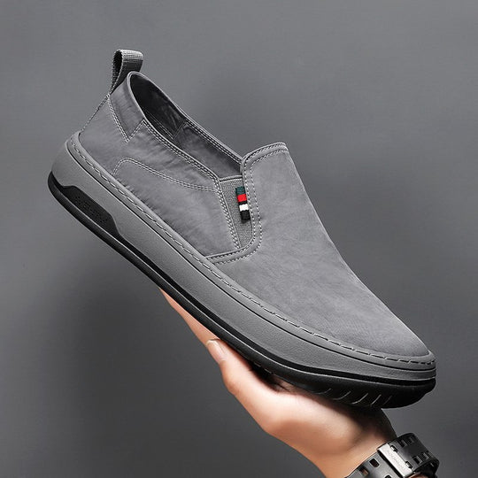 Herren Minimalistischer Slip-On City-Sneaker aus Mikrofaser mit stoßdämpfender Komfortsohle Shopy Nory