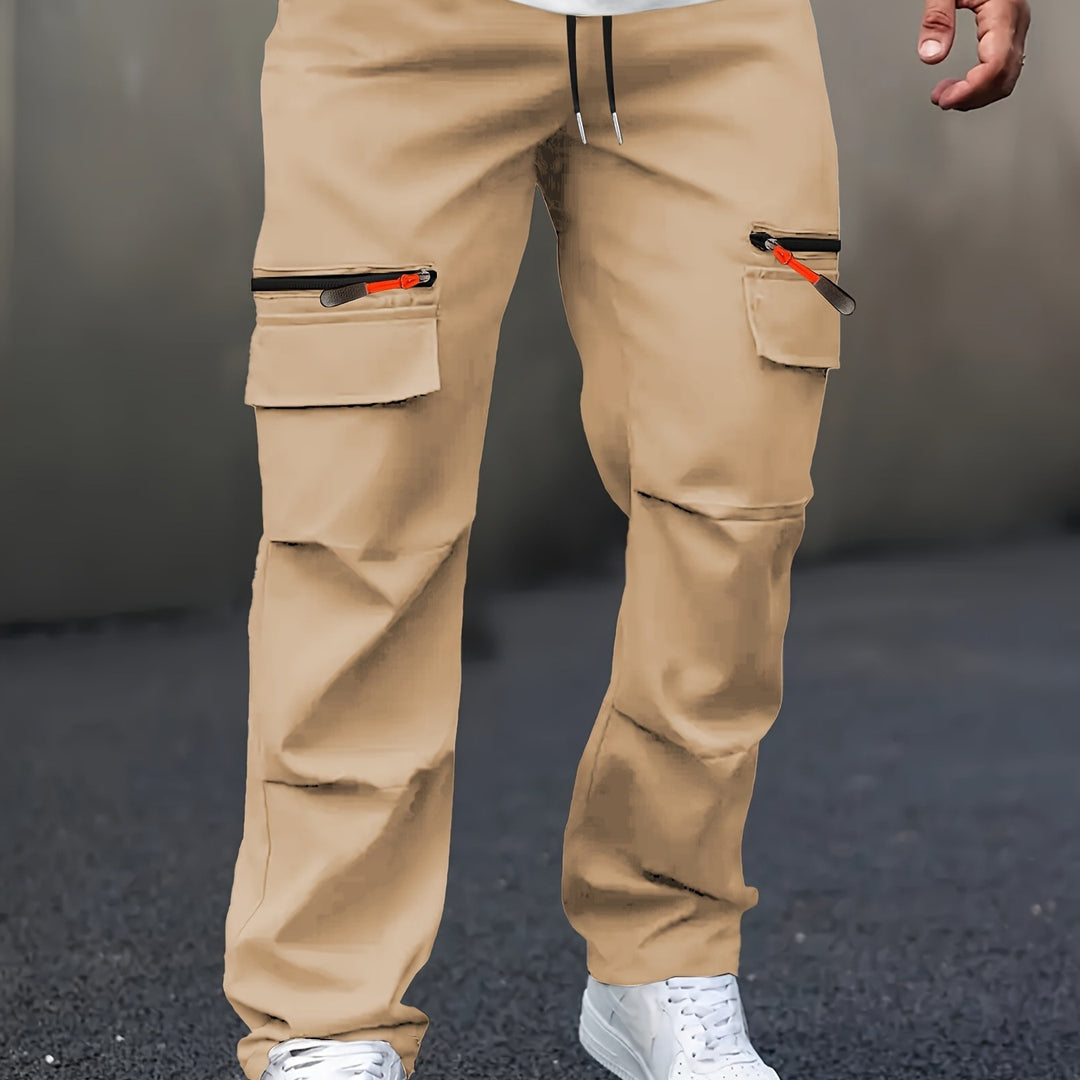 Herren Cargo-Jogginghose mit Zipper‑Utility‑Taschen Shop Nory