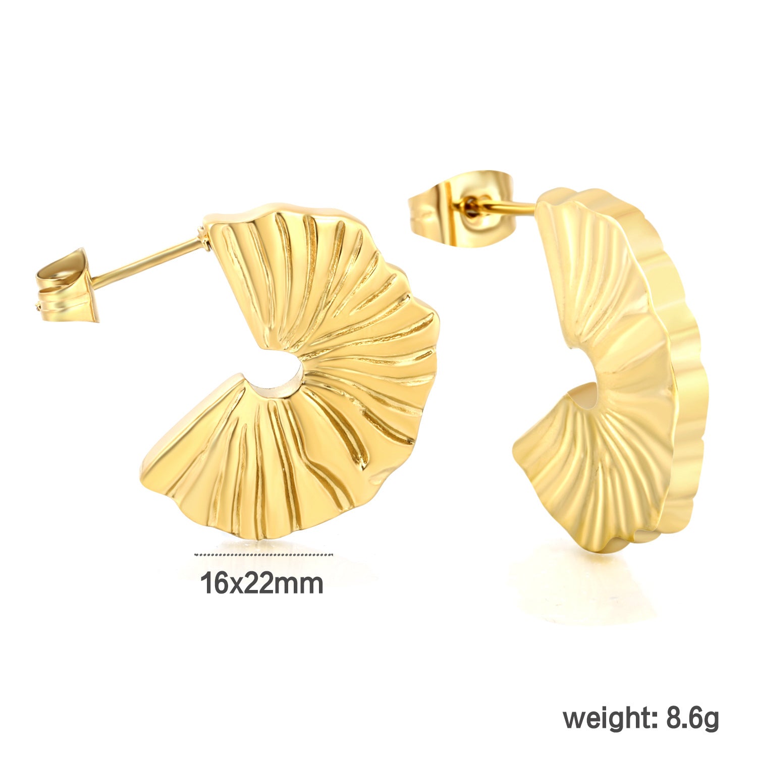 Damen Hängende Ohrstecker mit ovalem Tigerauge und elegantem goldfarbenem Rahmen Shop Nory