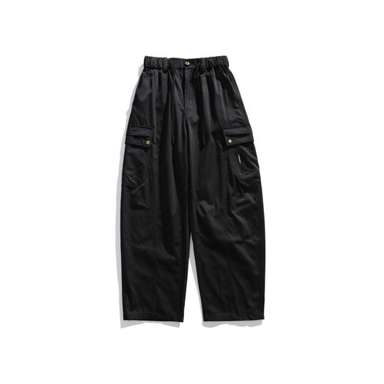 Herren Cargo-Hose mit elastischem Bund, Tunnelzug und multiplen Utility-Taschen Shop Nory