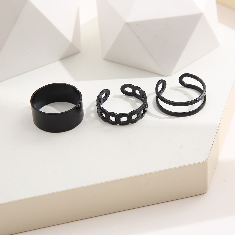 Damen Ring-Set mit einzigartigem Design und modernen Akzenten Shop Nory