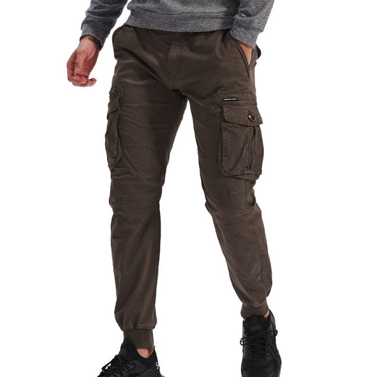 Herren Cargo-Hosen mit praktischen Taschen und elastischem Bund