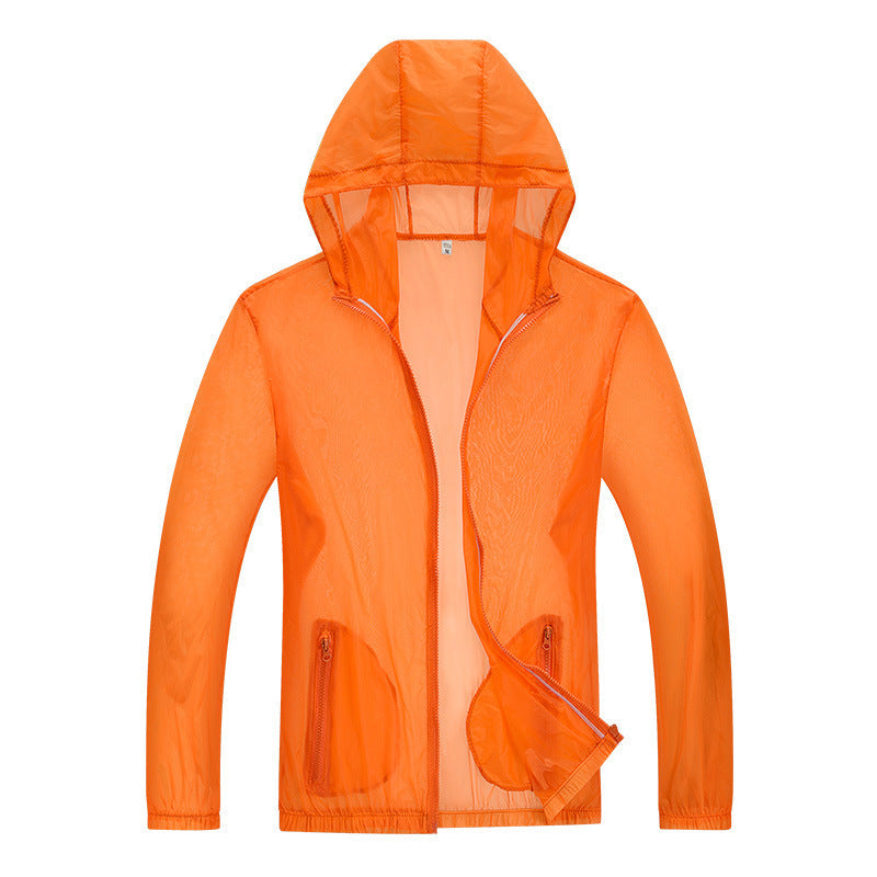 Herren ultraleichte Regenjacke mit verstellbarem Kapuzenbereich und reflektierenden Elementen ShopNory