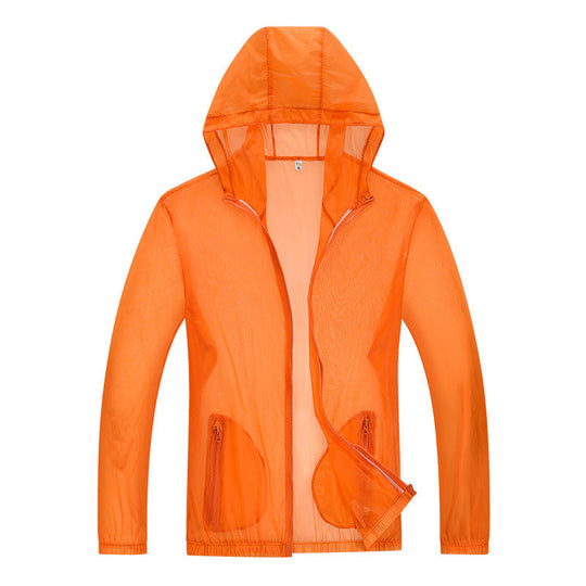 Herren ultraleichte Regenjacke mit verstellbarem Kapuzenbereich und reflektierenden Elementen ShopNory