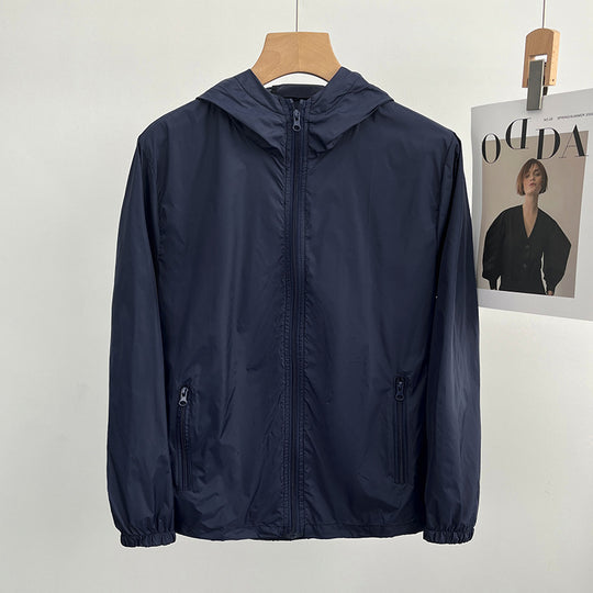 Damen Leichte Übergangsjacke mit Kapuze und Reißverschluss Shop Nory