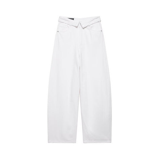 Damen Destroyed Jeans im lässigen Baggy-Stil