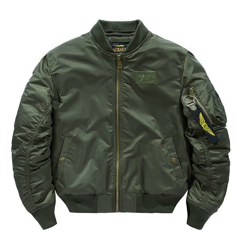 Herren Piloten-Bomberjacke mit angenähtem Kapuzen‑Einsatz und kontrastfarbener Thermofütterung Shop Nory