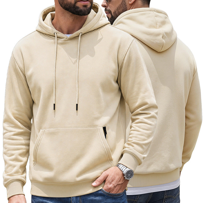 Herren Kapuzenpullover aus weichem Fleece mit Kängurutasche und verstellbarer Kapuze Shop Nory