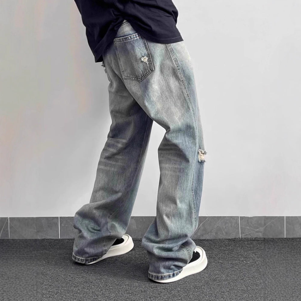 Damen Modische und lässige Baggy-Jeans Shop Nory