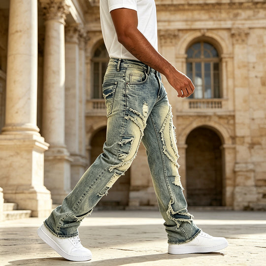 Herren Ripped Jeans Shop Nory