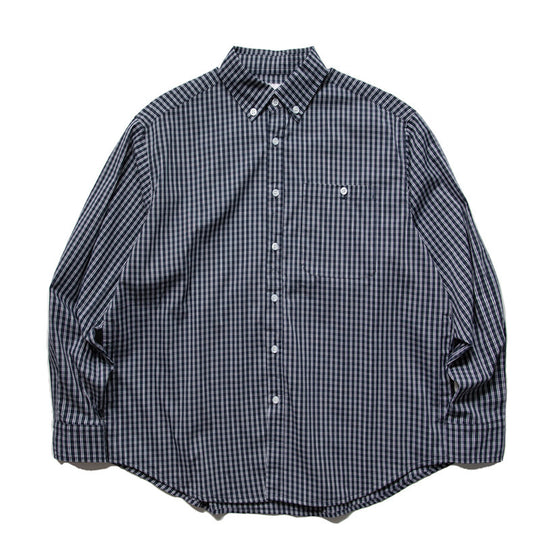 Herren Oversize-Kariertes Hemd im Boxy-Cut mit Button-Down-Kragen und gerundetem Saum Shop Nory