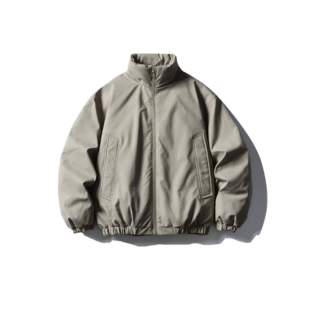 Herren Boxy Kurzparka mit hohem Stehkragen, elastischem Saum und aufgesetzten Fronttaschen Shop Nory